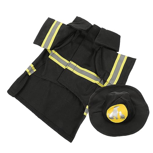 HAPINARY 1 Set Haustier Hundekleidung Feuerwehr Uniform Design Party Performance Kostü Transformierter Mantel Für Haustier Katze Welpe Größe S von HAPINARY