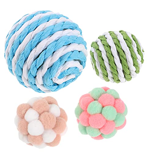 HAPINARY 1 Set Katzenspielzeugball, Kätzchenbedarf, Kätzchenspielzeug, Haustier Kratzball, Kätzchenkratzbaum, Haustierspielzeug, Bälle Für Katzen, Spielzeug Für Katzen, Kratzball Für von HAPINARY