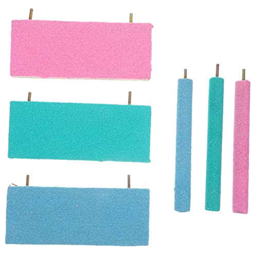 HAPINARY 1satz Papageien Sitzstangen Spielzeug Teiliges Set Für Vögel Kauspielzeug Für Wellensittiche Und Nymphensittiche Stabiler Vogelstand Für Käfig Und Tisch HAPINARY 1satz Papageien Sitzstangen Spielzeug Teiliges Set Für Vögel Kauspielzeug Für Wellensittiche Und Nymphensittiche Stabiler Vogelstand Für Käfig Und Tisch von HAPINARY