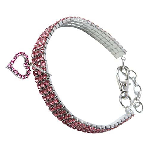 HAPINARY Haustierhalsband Bonbonfarben Herz Design Haustier Halskette für Katze Hund Mode Haustierhalsband Halskette von HAPINARY