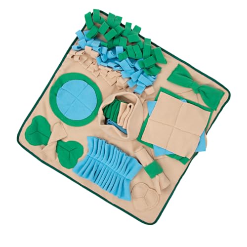 HAPINARY Hund Sniffing Pad Haustier Spielmatte Futtersuche Matte Geometrie Design Hundetraining Kissen von HAPINARY