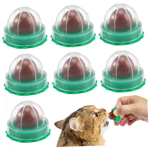 HAPINARY 10 Stück Katzenbonbons Zum Lecken Und Lecken Natürlich Drehbar Zum Lecken Von Leckereien Spielzeug Zum Ablecken Von Leckerbissen Für Katzen Snacks Für Kleine von HAPINARY