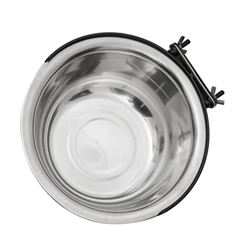 HAPINARY 1Stk Coop-Tasse Tiergerichte Hundenapf für kleine Hunde Hund Katze Zwinger edelstahlschüsseln pet Bowl Haustier Hundefutter Coop-Becher aus Edelstahl Wassernapf für Tierfutter von HAPINARY