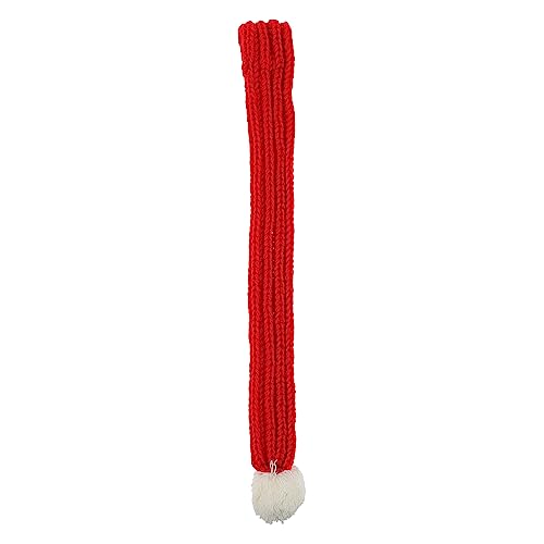 HAPINARY 1Stk Weihnachtsschal Weihnachten hundehalsband Hunde weihnachtshalstuch Weihnachtslätzchen für Haustiere roter Haustier-Strickschal Haustier gestricktes Weihnachtslätzchen VIP von HAPINARY