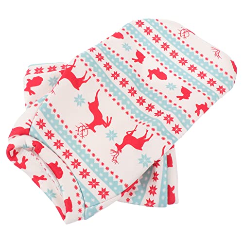 HAPINARY 1stk Weihnachtskleidung Für Hunde Haustierbekleidung Dekoratives Haustierkostüm Hund Lustige Kleidung Haustier-weihnachtskostüm Welpenkostüm Haustierbedarf Polyester-vlies Weiß von HAPINARY