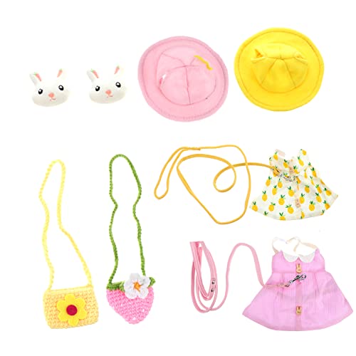 HAPINARY Kaninchen Geschirr Anzug Leine Set Bunny Dressing Up Kit mit Hut Tasche 3D Kaninchen Weichen von HAPINARY