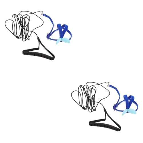HAPINARY 2 Sets Papageien Flugseil Vogelleine Vogelzubehör Für Käfige Papageienzubehör Papageiengeschirr Elastische Papageienleine Taubenflügelgeschirr Papageienzubehör Geschirr von HAPINARY