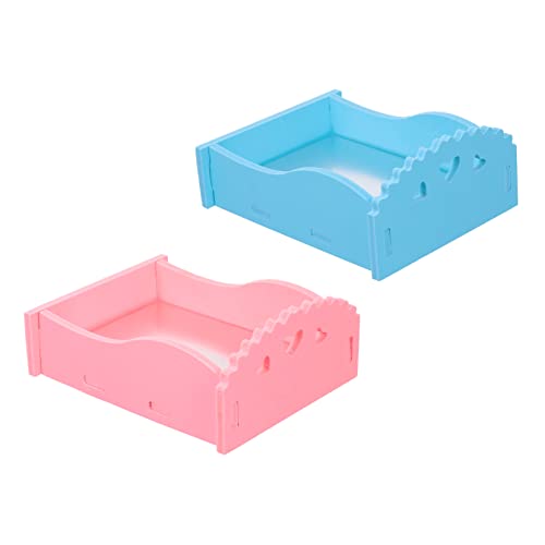 HAPINARY 2 stücke Hamster Kühlung Nest Bett Tier Bett für Haustier Sommer Matte Zufällige Farbe von HAPINARY