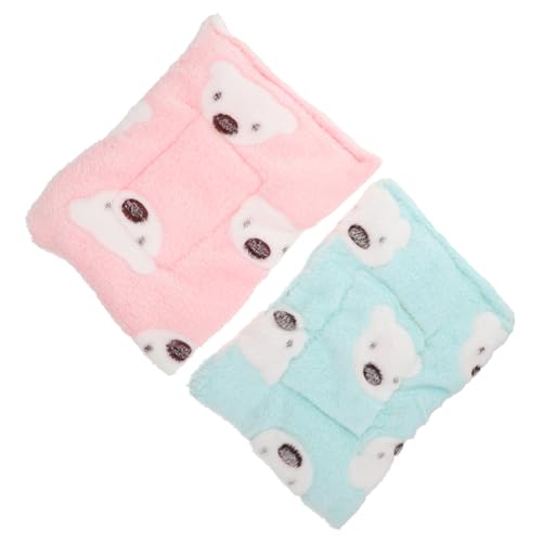 HAPINARY 2PCS Meerschweinchen Hamster warme Matten Pad für Haustiere Bett Versteck für Chinchilla von HAPINARY