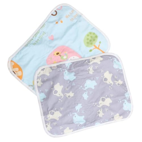 HAPINARY Klein 2 Stück Trainingsmatte Waschbare PIPI-Pad Kinderbett-Pad PIPI-Pad Kleine Tiere Käfig-Einlage Kaninchen-Pads Für Käfig-PIPI-Pads Haustier-Urinal-Matte Wiederverwendbare von HAPINARY