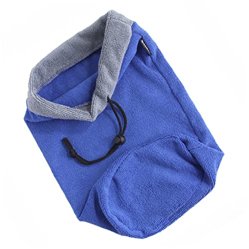 HAPINARY 2St Hamster-Badetuchtasche Hamsterkäfige Badehandtuch für Frettchen Hamster Handtuchbeutel Kleintier Badetuch Handtuchbeutel für Haustiere Badetuch für Hamster Flanell Blue von HAPINARY