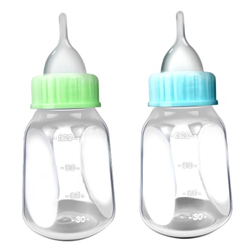 HAPINARY Heimtierbedarf 2 Sets Mit 120 Ml Kätzchen-welpen-Flaschen Babyflasche Für Kätzchen Kätzchen-Flaschen Katzen-stillflasche von HAPINARY