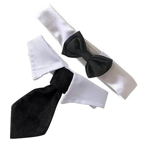 HAPINARY 2Pcs Haustier Fliege Hund Kragen Katze Bowtie Exquisite Nähte für Parteien Gelegenheiten von HAPINARY