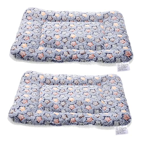 HAPINARY 2st Haustiermatte Ruhebett Für Hunde Hundehütte Pad Warmes Hundekissen Katzen Warmes Bett Haustier-schlafunterlage Hundebox Matte Hund Warme Matte Welpenkäfig Flanell Warm Halten von HAPINARY