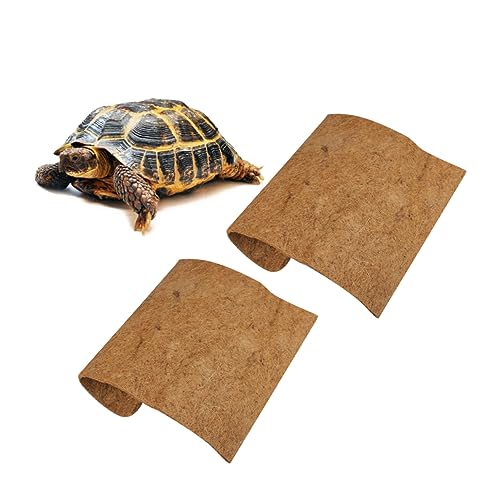 HAPINARY Reptilien-einstreu 2er-Pack Kokosfasermatte Schildkrötenmatte Atmungsaktiv 40 X 40 cm HAPINARY Reptilien-einstreu 2er-Pack Kokosfasermatte Schildkrötenmatte Atmungsaktiv 40 X 40 cm von HAPINARY