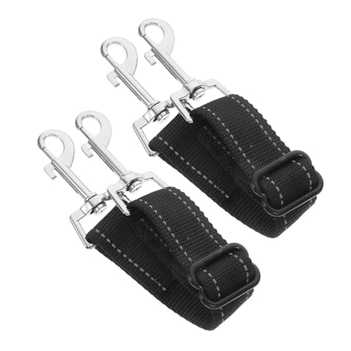 HAPINARY 2st Verbindungsstück Für Hundehalsband Clips Für Hundehalsbänder Sicherheitsclip Für Hunde An Der Leine Hundeleinenkupplung Kragensicherungsclips Black Nylon von HAPINARY