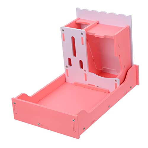 HAPINARY 3 in 1 Hamster Feeder Wasser Flasche Stehen Holz Haustier Spielzeug für Hamster Rennmäuse Kaninchen Meerschweinchen von HAPINARY