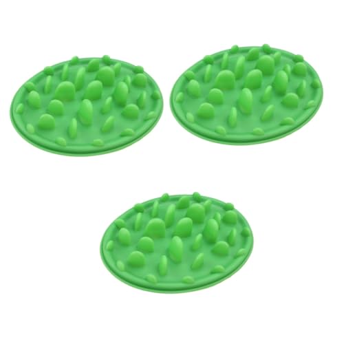 HAPINARY 3 STK Slow-Food-Bowl Easy putz Hundefutter Hunde-Puzzle-Schüssel Hundenapf Labyrinth Katzennäpfe Hundenäpfe Katzennapf Futterautomat für Haustiere langsam fressender Feeder Green von HAPINARY