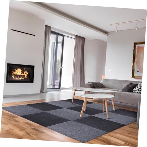 HAPINARY 30St rutschfeste Bodenaufkleber Quadratischer Selbstklebender Teppich Teppiche und Teppichfliesen Floor Tiles rutschfeste Teppichfliesen Teppichquadrate Teppichfliese für zu Hause von HAPINARY