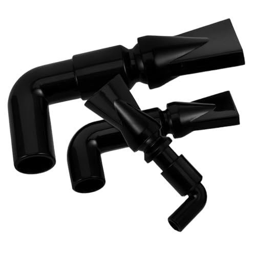 HAPINARY 3st Aquarium Entenschnabel Düse Für Schlauch Im Freien Flexible Düse Für Aquarien Wasserleitung Für Aquarien Wasserauslassdüse Für Aquarien Aquarium-ausgangsdüse Black PVC von HAPINARY