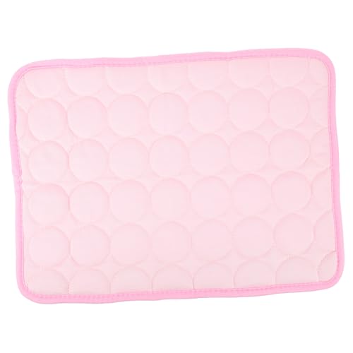 HAPINARY 3st Eismatte Für Haustiere Haustier Kühle Matte Kühlkissen Für Katzen Kühlendes Hundebett Kühlmatte Für Welpen Kühlbett Für Kaninchen Kühlpads Für Haustiere Hundematte Stoff Rosa von HAPINARY