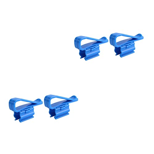 HAPINARY 4 Stück Aquarienfilter Schlauchschelle Röhrenhalter für Aquarien Aquarieneimer Aquarium-Clips Eimer-Clip Befestigungsklemme für Aquarienpumpe Aquarienfilter-Schlauchklemme Blue von HAPINARY