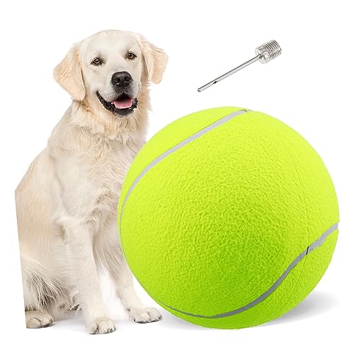 HAPINARY 5St Outdoor-Spielset Tennisball-Sturz großer Tennisplatz für Tennis im Freien Hundeball sportgeräte Sport geräte Spielzeug Hundebälle Tennisball im Freien riesiger Tennisball Green von HAPINARY