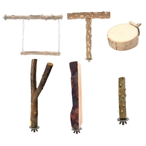 HAPINARY 6stücke Holz-sitzstange Für Papageien Vogelstange Aus Natürlichen Holzzweigen Vogel-stehstock Zum Aufhängen Am Käfig Papageien-schleifklauenstock Zum Training HAPINARY 6stücke Holz-sitzstange Für Papageien Vogelstange Aus Natürlichen Holzzweigen Vogel-stehstock Zum Aufhängen Am Käfig Papageien-schleifklauenstock Zum Training von HAPINARY