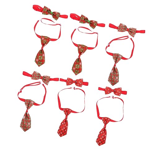 HAPINARY 6st Haustierhalsband Hund Fliegen Weihnachtshaustierkrawatten Weihnachtskostüm Für Haustiere Zubehör Für Haustierkleidung Haustier-Outfit-Dekoration Hundehalstuch Polyester von HAPINARY