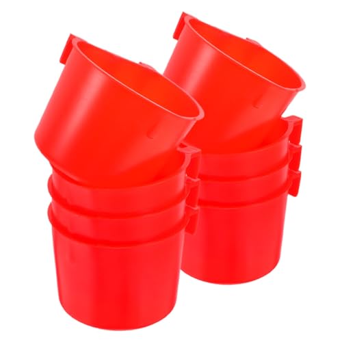 HAPINARY 8 Stück Teiliges Hängende Vogelkäfig Futter und Trinkschalen für Kleine Dicke Kunststoffschalen für Hühner für Fütterung und Wasseraufnahme HAPINARY 8 Stück Teiliges Hängende Vogelkäfig Futter und Trinkschalen für Kleine Dicke Kunststoffschalen für Hühner für Fütterung und Wasseraufnahme von HAPINARY
