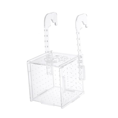 HAPINARY Aquarium Deko Inkubator Für Aquarium Unterschrank Kn-Filter Ablaichkasten Aquarium Fischfalle Garnelen Zubehör Aufzuchtbecken Aquarium Goldfischglas Mit Deckel Zuchtbox von HAPINARY