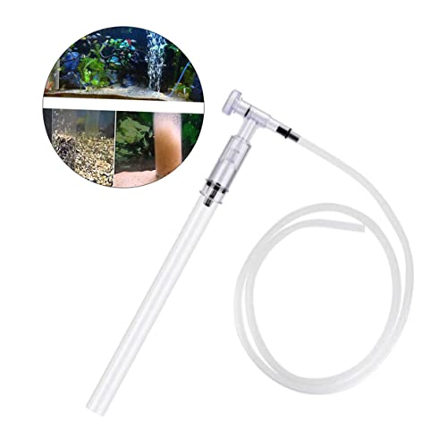 HAPINARY Aquarium Kies Vakuum Siphon Effizienter Sandreiniger Und Wasserfilter Für Aquarien Inkl Filterschwamm Und Absaugglocke Ideal Zur Reinigung Und Pflege Ihres Aquariums von HAPINARY