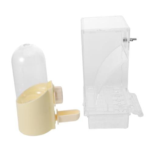 HAPINARY Automatischer Futterspender für Wellensittiche und Papageien Transparenter Futter Wasserspender Langlebig Sauber und Einfach zu Bedienen Geeignet für Kleine bis Mittelgroße HAPINARY Automatischer Futterspender für Wellensittiche und Papageien Transparenter Futter Wasserspender Langlebig Sauber und Einfach zu Bedienen Geeignet für Kleine bis Mittelgroße von HAPINARY