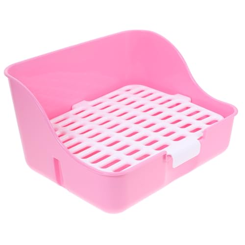 HAPINARY Box Kaninchen Toilette Kleine Haustier Toilette Kaninchen Töpfchen Haustier Töpfchen Kleines Schweinchen Pinkel Toilette Hasen Toilette Haustier Trainingsecke Hasen von HAPINARY