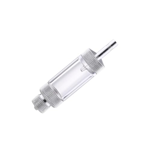 HAPINARY Diffusor mit einem Kopf aquaristik zubehör CO Aquarium Zubehör CO Diffusor Zubehör Aquarium co2 co2-diffusor für Aquarium CO2-Blase dioxid messgerät Rückschlagventil-Regler Silver von HAPINARY