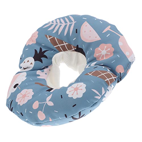 HAPINARY Elizabeth Circle Erholung Katzenkegel Flauschiges Hundebett Decke Beruhigendes Hundebett Aufblasbares Donut Rinde Hundekegelhalsband Meow Beruhigendes von HAPINARY