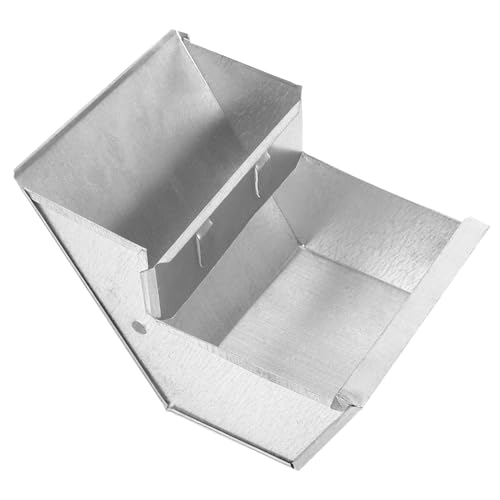 HAPINARY Futterbox für Kaninchen Hasen heuraufe gemüsekorb kifferbox Futterbox für Hasen Food Box essensbox Futtermeerschweinchen Futterspender für Kaninchen Tierfutterbehälter Eisen Silver von HAPINARY