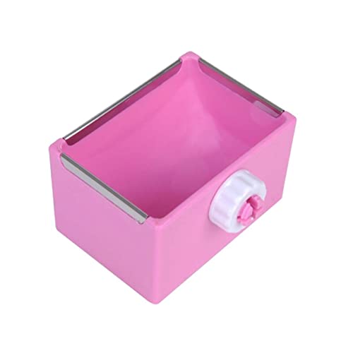 HAPINARY Futternapf für Haustiere Futternapf für Kaninchen petg Napf für Meerschweinchen Guniea- Schweine Das Kaninchen pet Food Container Haustierfutterbehälter Haustiernapf Rosa von HAPINARY