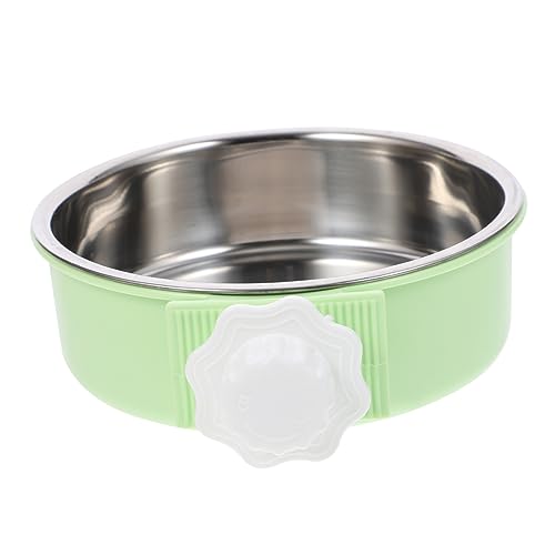 HAPINARY Futternapf für Haustiere edelstahlschüsseln edelstahlschalen dogbowl hundeschale pet Feeder jaula para pajaros Hundefutter Hundenapf Haustiernapf Futterautomat für Haustiere Green von HAPINARY