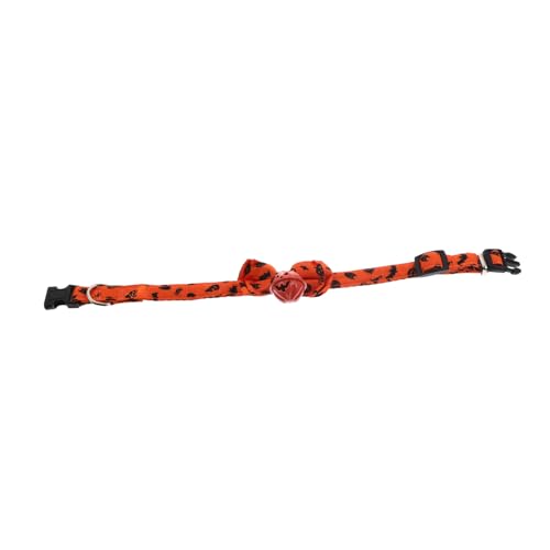 HAPINARY Halloween-Kragen Für Haustiere Hundehalsbänder Sicherheitshalsbänder Für Welpenhalsband Verstellbares Katzenhalsband Dekoratives Hundehalsband Polyester von HAPINARY