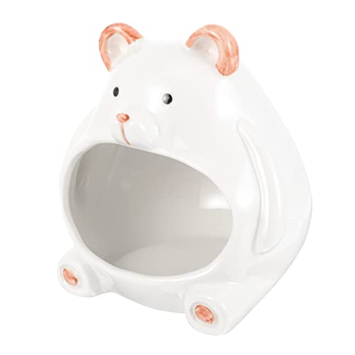 HAPINARY Hamster Keramik Nest Mit Kühlfunktion Ideales Hamsterversteck Für Zwerghamster Und Syrische Hamster Robust Stilvolles Design Dino Optik Perfekt Für Sommer Und von HAPINARY