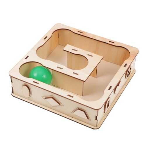 HAPINARY Holz Hamster Labyrinth Spielzeug Haustier Training Spielzeug Natürliche Material Größe Haustier Spielhaus von HAPINARY