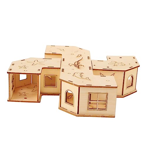 HAPINARY Hamster Tunnel Labyrinth Kleintier Aktivitätstunnel Für Haustiere Hamster Exercising Toy Pet Habitat House Ideal Für Training Und Spielmöglichkeiten von HAPINARY