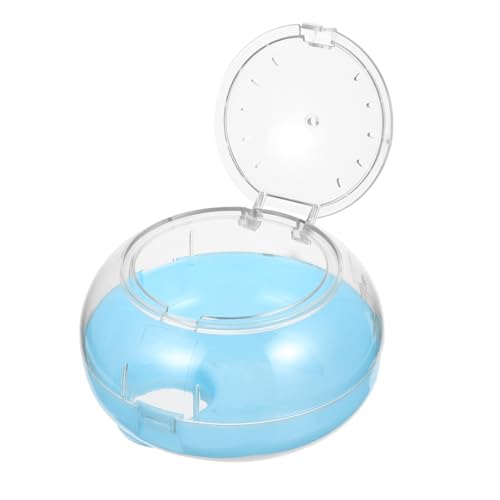 HAPINARY Hamsterbad Hamster klo Hamster Spielzeug Hamster Tunnel hamsterkäfige Hamster sandtoilette Chinchilla-Badezimmer Haustier Badezimmer mit Hamsterdusche Hamstersandbad Plastik Weiß von HAPINARY