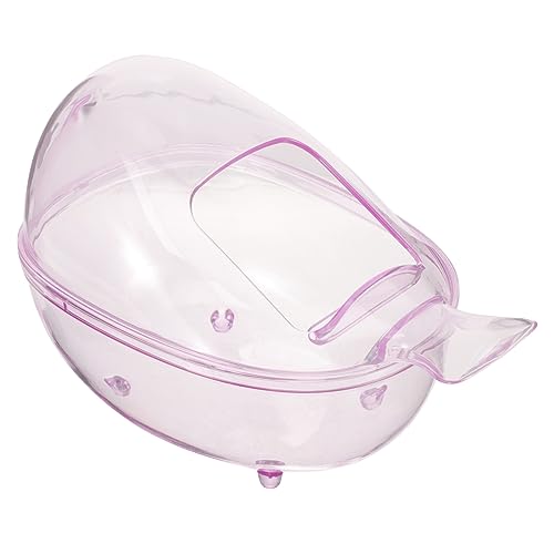 HAPINARY Hamsterbad Hamster klo Hamster sandbad Hamster-Sandbad-Box Hamstersauna Hamster-Sandbad-Set Badewanne Hamstersandbad Rennmaus Badesand Badezimmer für kleine Tiere Plastik von HAPINARY