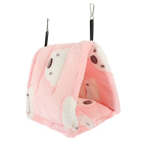 HAPINARY Rennmaus Hütte Meerschweinchen Warmer Kleintierkäfig Hamster häuschen Hamster Bett warmes Nest Chinchilla-Ruhenest warm halten Schlafsack Hase Baumwolle von HAPINARY