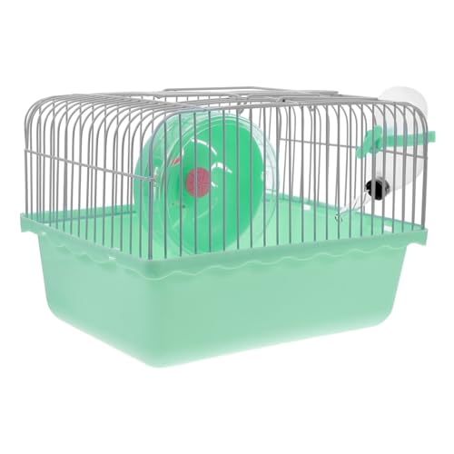 HAPINARY Hamsterkäfig Hamster Tragetasche Hamster-Reisetransporter Reisekäfig für Ratten Hamster Tragekäfig Hamstertransportbox Hamster Reisekäfig Käfigzubehör Hasen-Essentials Abs Green von HAPINARY