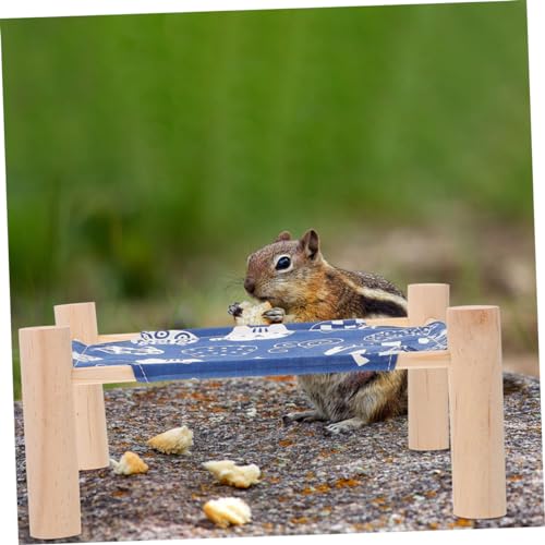 HAPINARY Haustierbett Hamster Erhöhtes Nest Hängematte Abnehmbares Hängenest Bequemes Schlafbett Robustes stilvolles Haustierzubehör von HAPINARY