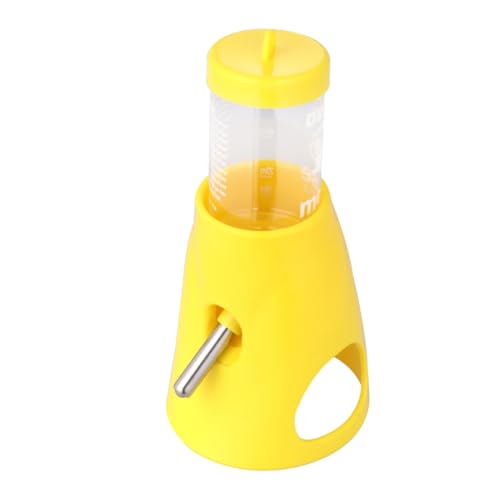 HAPINARY Haustier-Wasserflasche Hamster hamsterspielzeug nagerhaus Springer Hund wasserflasche meerschweinchen wasserflasche wasserkocher Wasserflaschenspender für Hamster Yellow von HAPINARY