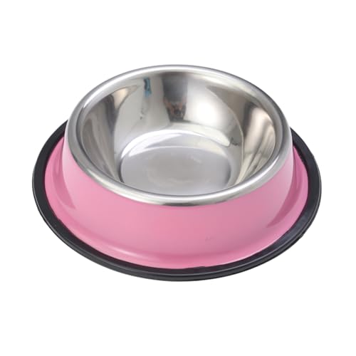 HAPINARY Haustierbedarf pet Bowl katzenfutter schüssel Katzenfutterschale Katzenfutternapf verschütten Kiste Container Futterspender katzennäpfe Futternapf für Hunde Hundenapf Rosa von HAPINARY